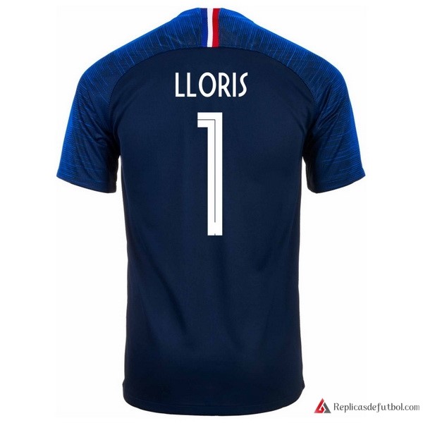 Camiseta Seleccion Francia Primera equipación Lloris 2018 Azul